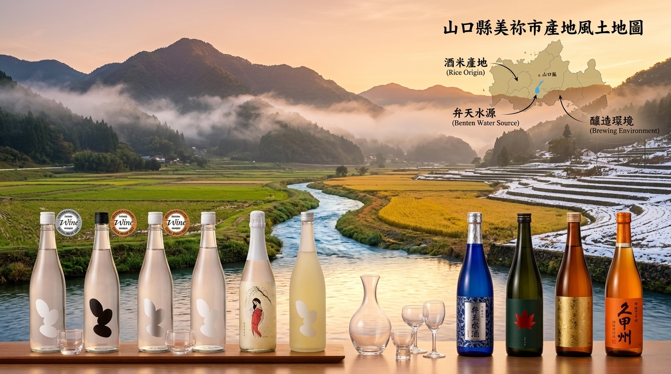 大嶺 Ohmine 三粒米 清酒產地風土、優質水源與釀造環境展示