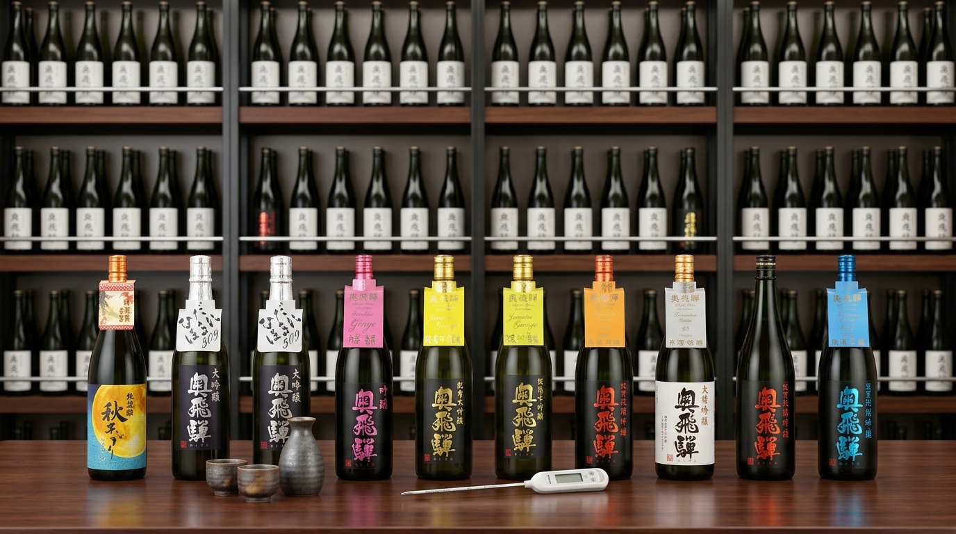 奧飛驒清酒品飲指南:涵蓋保存方法、飲用溫度與專業品酒知識常見問題。