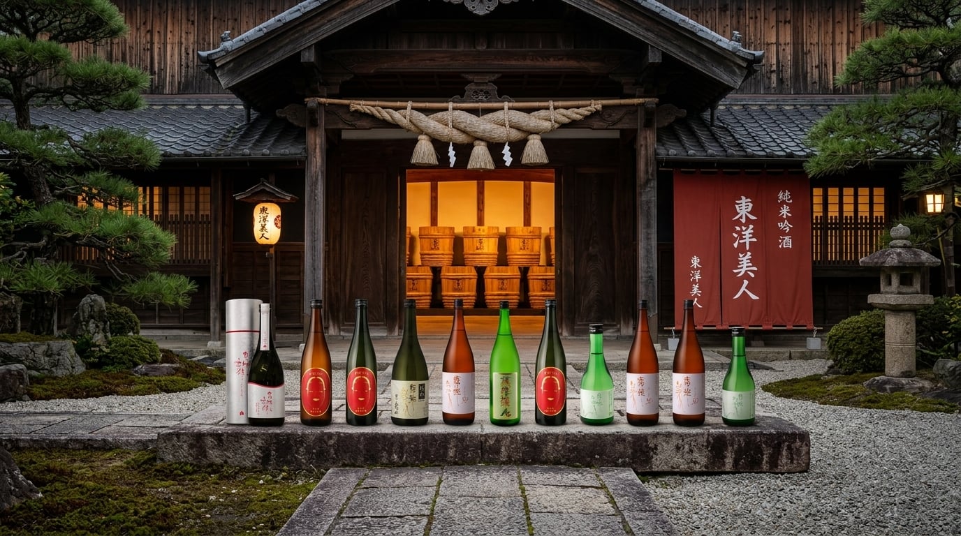 東洋美人品牌故事形象照，展現酒藏歷史、釀酒師精神與品牌傳承。