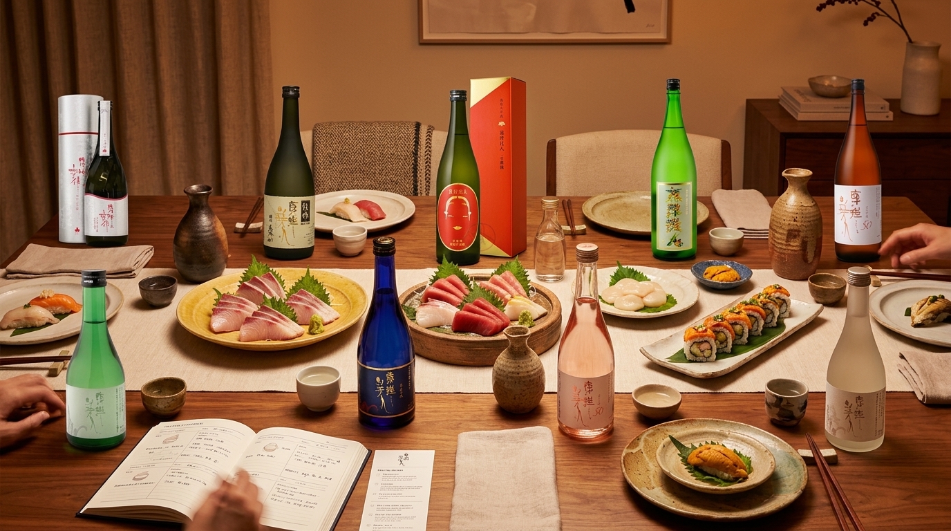 東洋美人清酒餐酒搭配指南，提供專業品飲建議與配餐攻略。