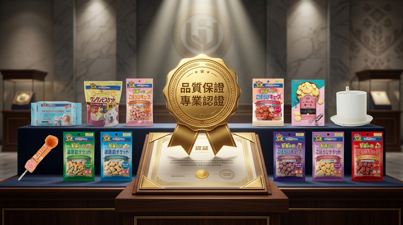 DoggyMan 品牌品質保證與專業認證，提供安全可靠的寵物用品選購保障。