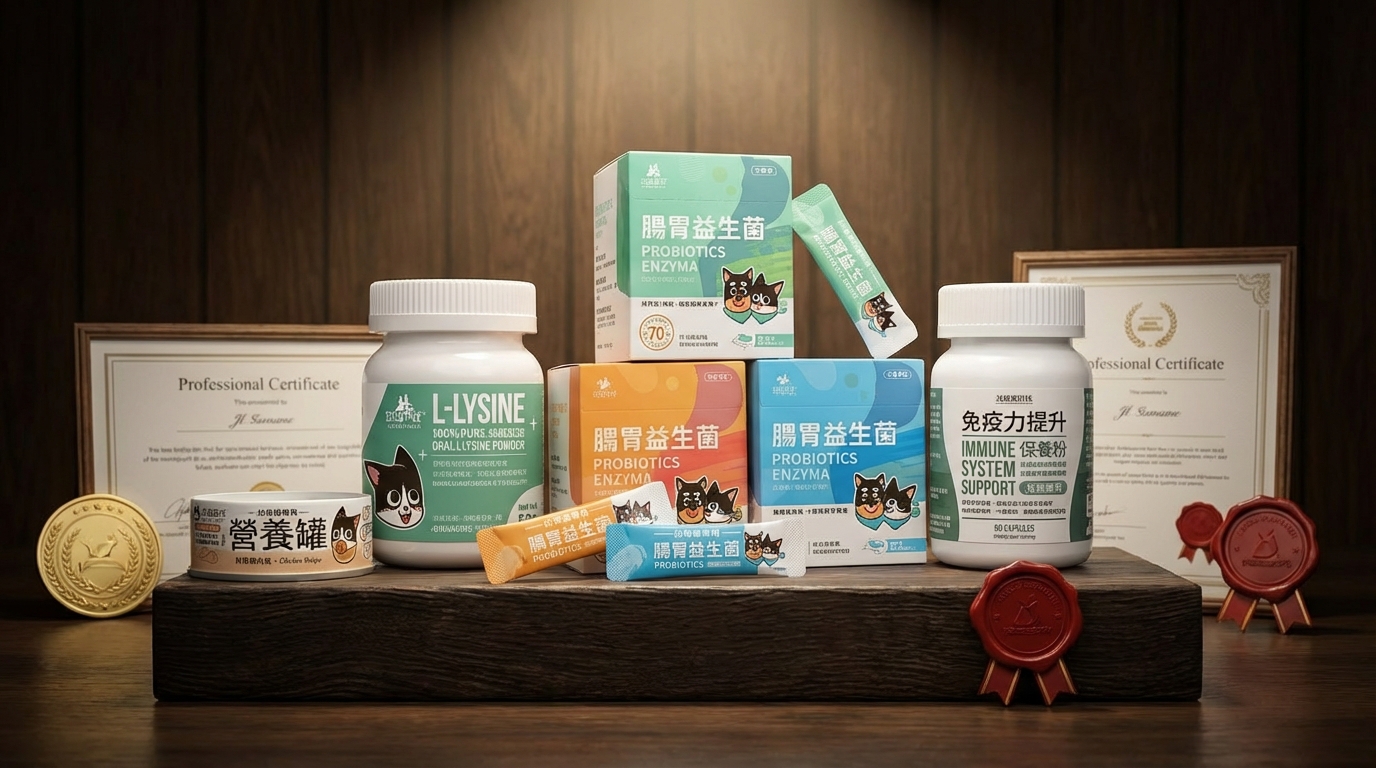 汪喵星球 寵物食品 榮獲多項國際專業品質認證與安全檢驗報告