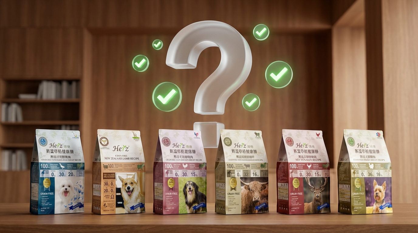 Herz赫緻 寵物食品常見問題解答，專業資訊傳遞安心與信任感。