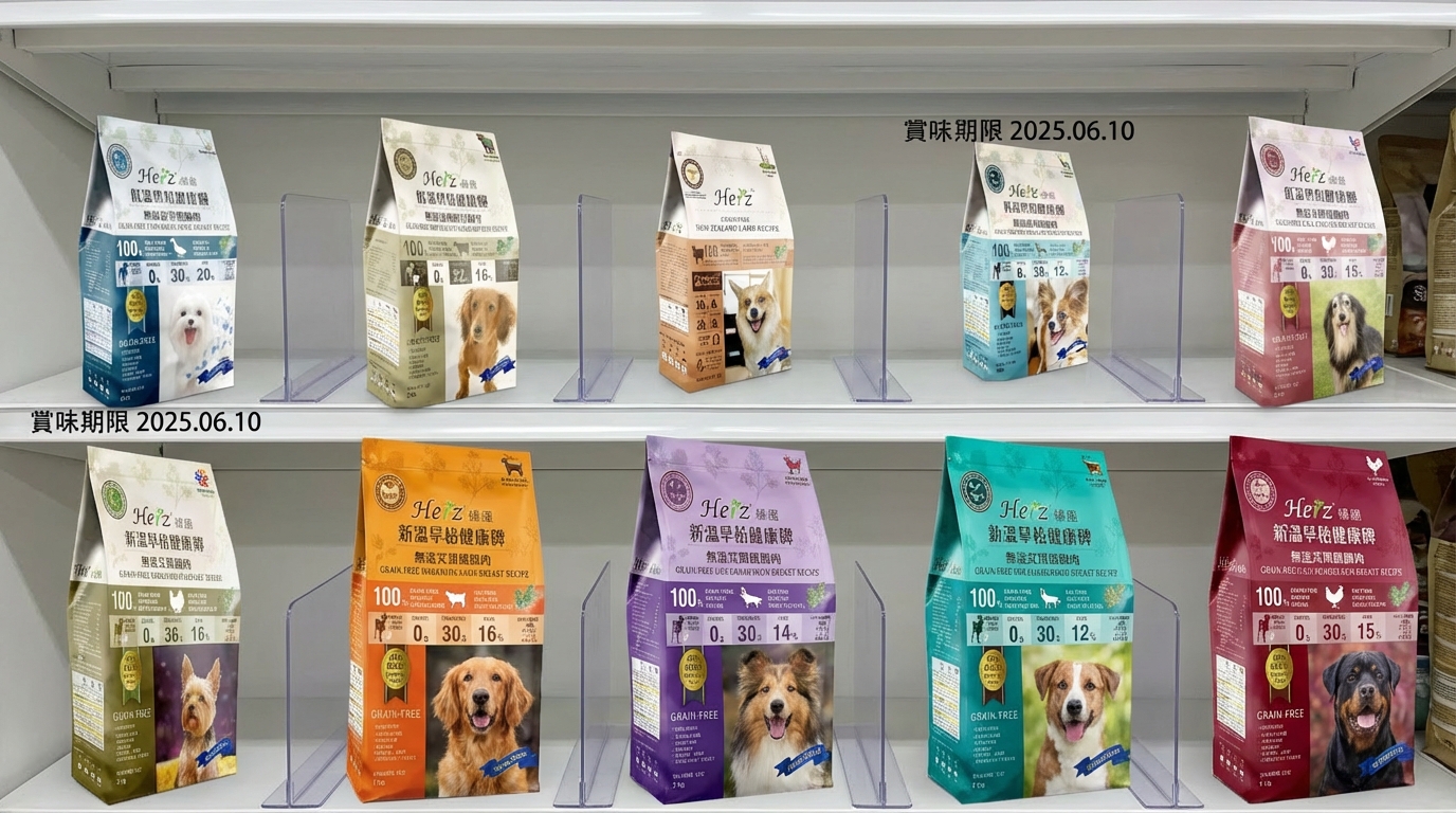 Herz 赫緻 寵物食品全系列分類導覽，提供乾糧、濕食與零食多元產品選購攻略。