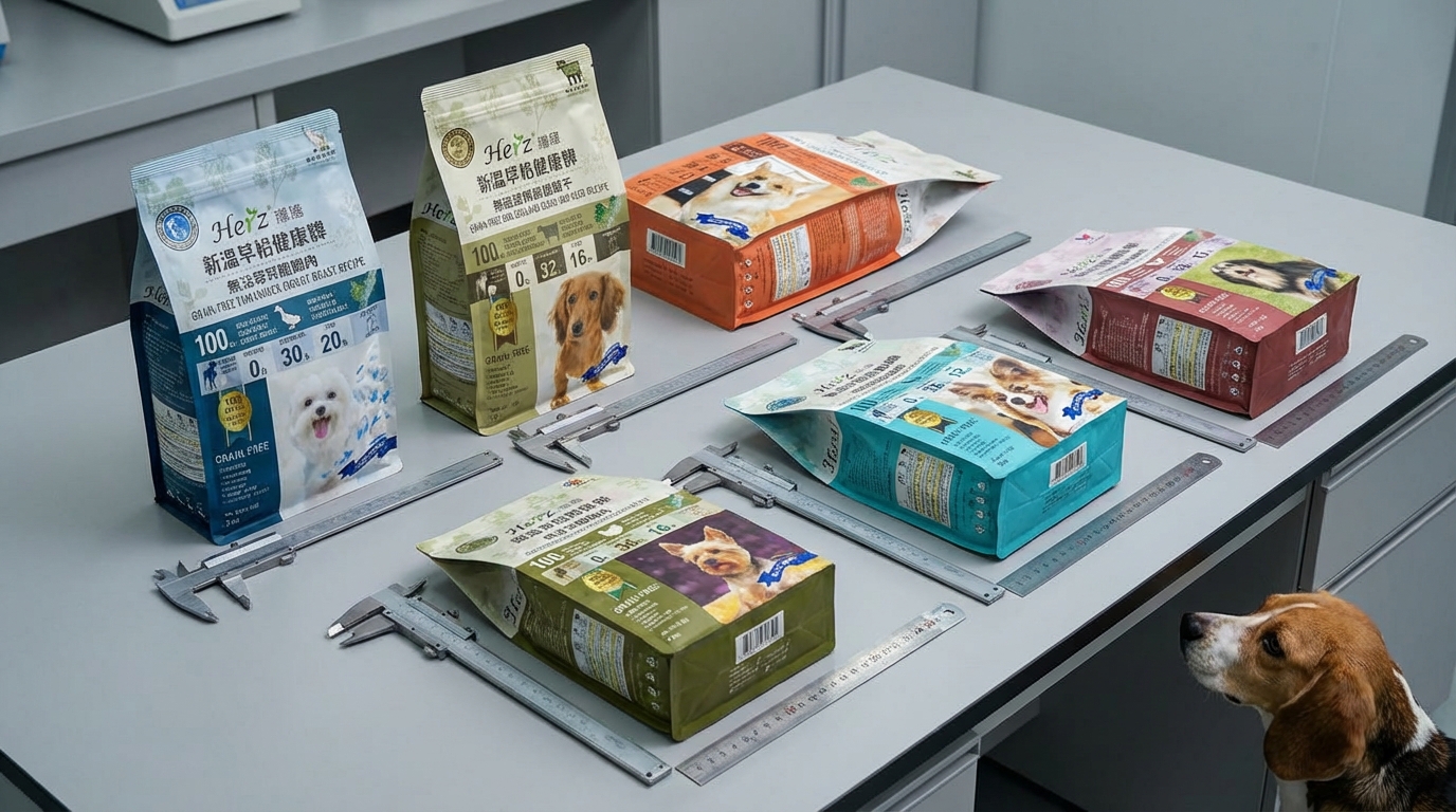 Herz赫緻寵物食品選購攻略對比圖，協助消費者快速挑選最合適的產品。