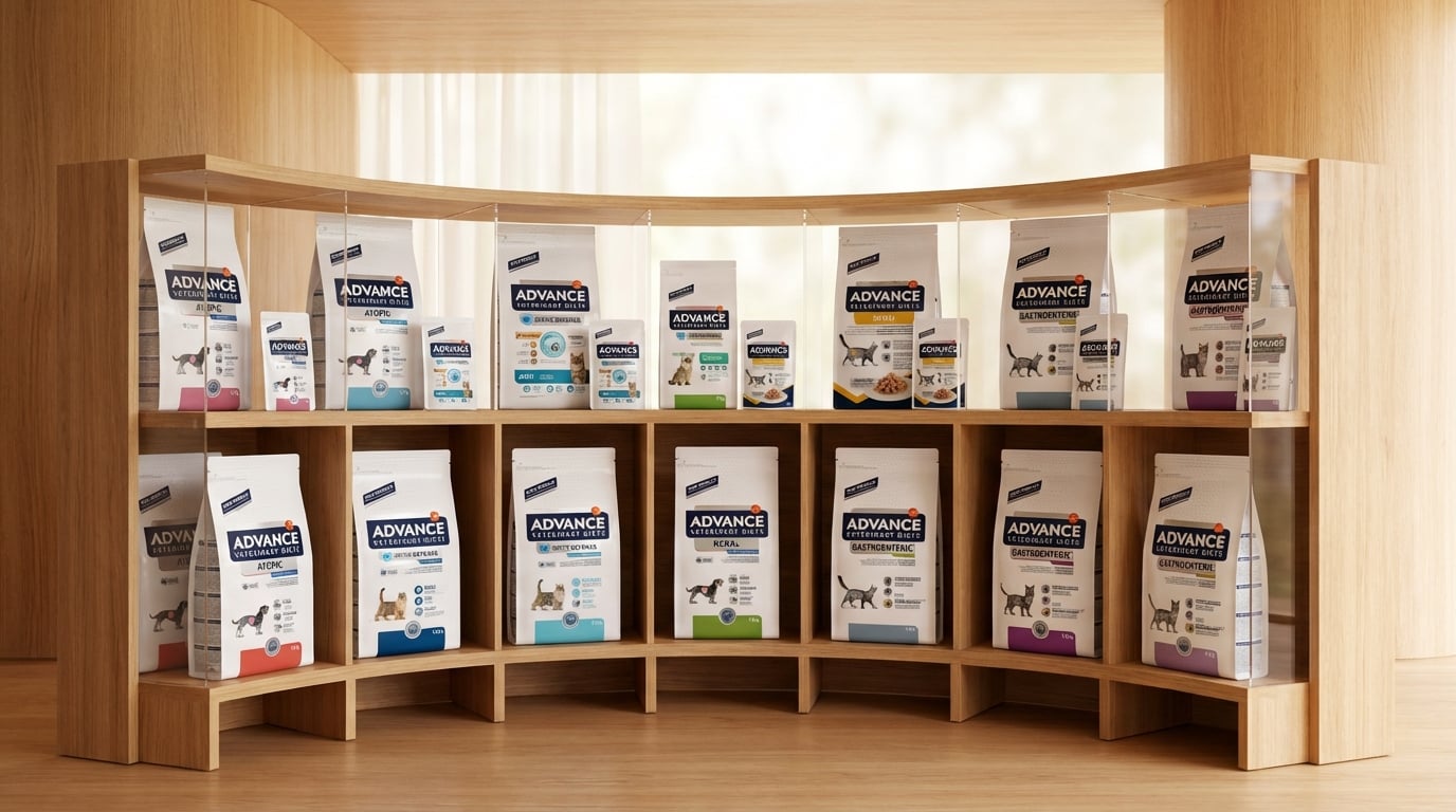 ADVANCE 產品分類導覽圖，展示多元產品線與全系列商品，提供便捷的選購指南。