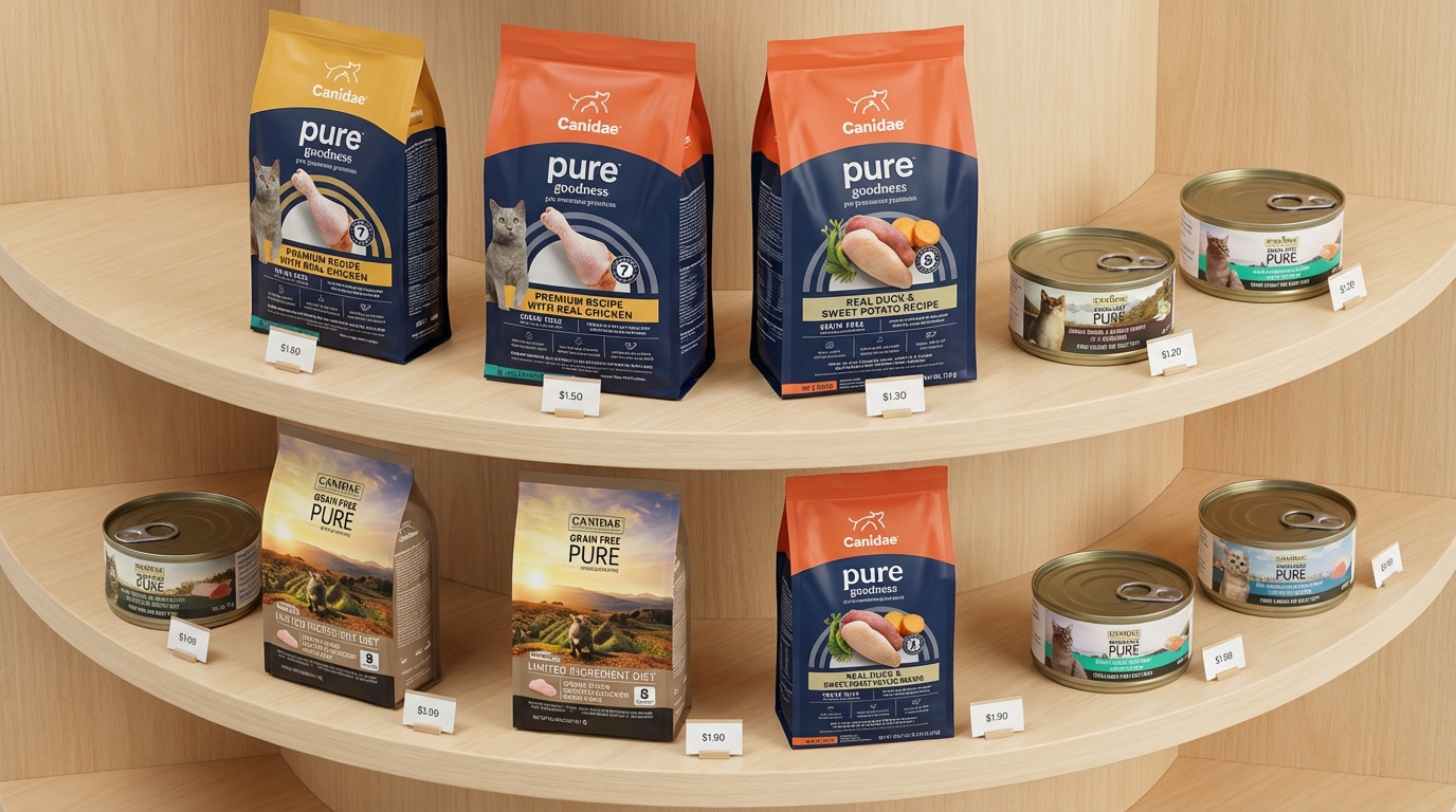 CANIDAE 咖比 全系列寵物食品分類導覽,快速瀏覽多元犬貓天然糧選購指南。