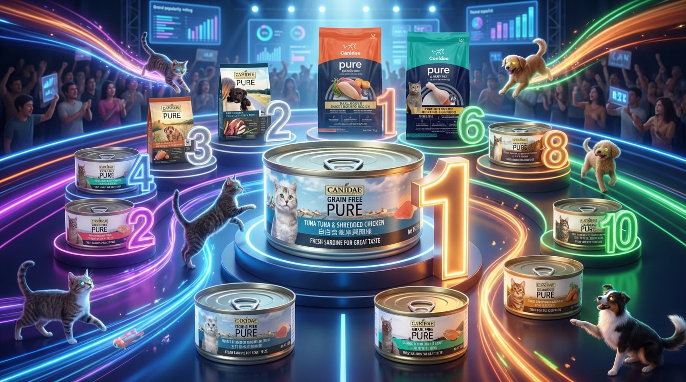 CANIDAE 咖比寵物糧食熱銷排行榜，展現超人氣銷量與口碑必買推薦之選。