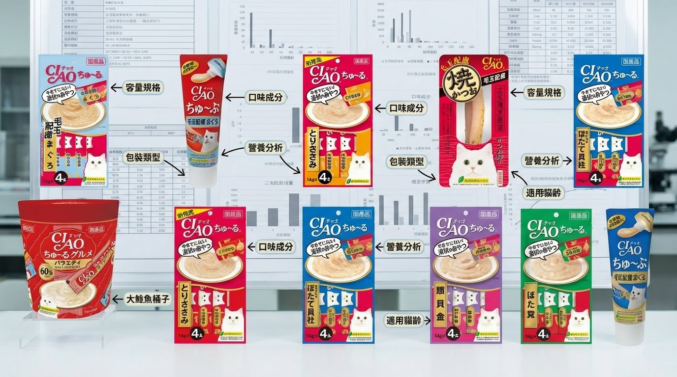 CIAO 系列產品選購攻略對比圖,解析規格與特色差異,助您做出明智購物選擇。