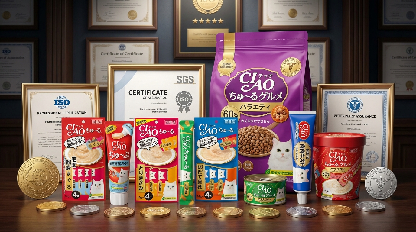 CIAO 品牌專業品質認證與安心保證標章,展現對產品安全與卓越品質的承諾。