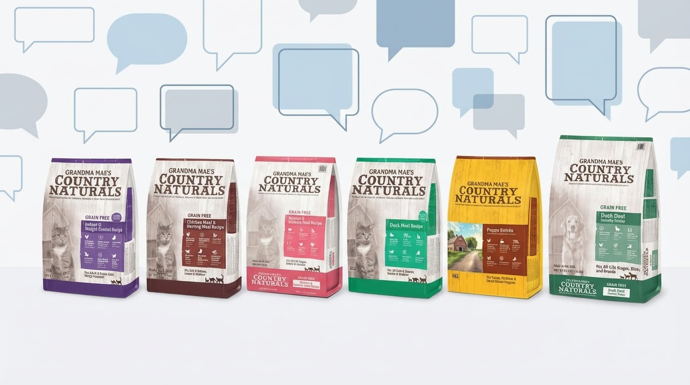 Country Naturals 常見問題解答，傳遞專業品牌信任與安心感。