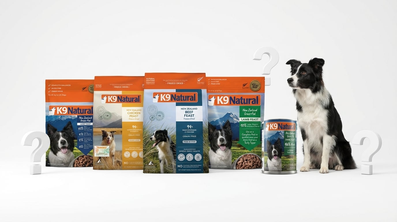 K9 Natural 常見問題與專業問答，提供安心選購指南並守護寵物飲食健康。