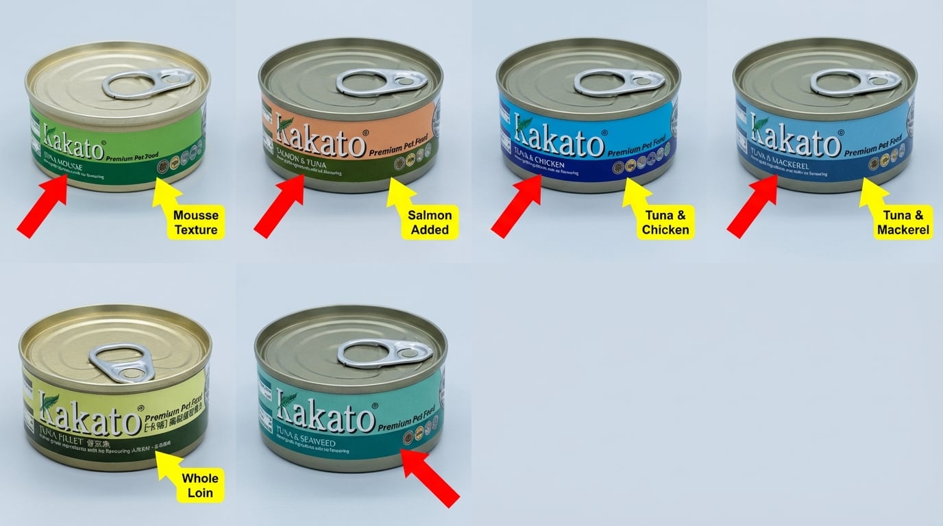 Kakato 卡格 寵物食品選購攻略對比圖，幫助您輕鬆比較產品並做出明智消費選擇。