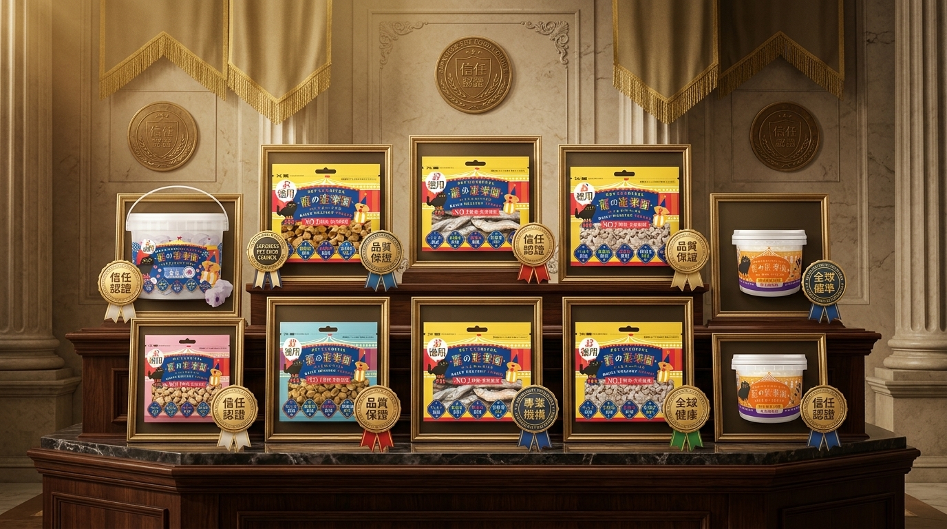 寵之遊樂園 PET CARNIVAL 品質保證與專業認證，提供安心且高品質的寵物用品選擇。