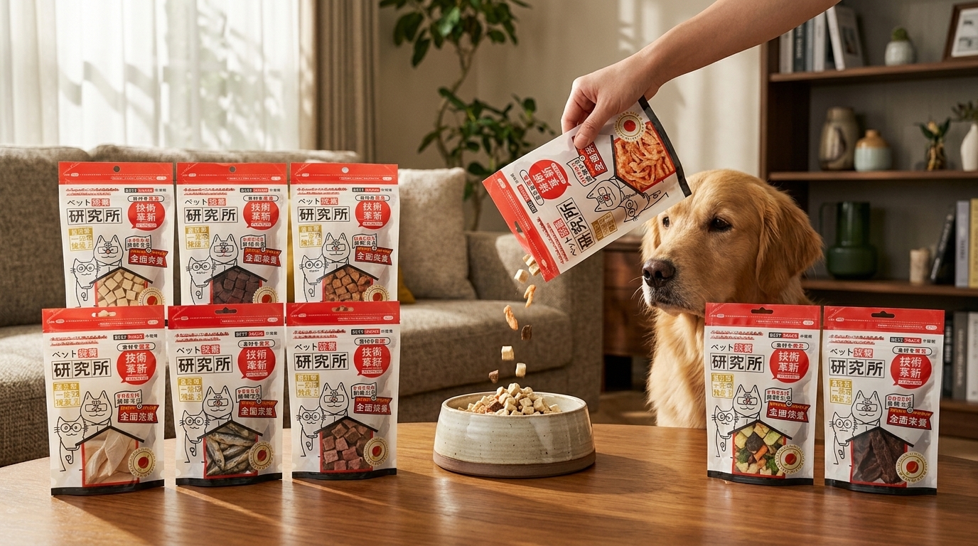 Pet Lab 栄養研究所 寵物營養品 使用方法示範，輕鬆為毛孩補充營養。