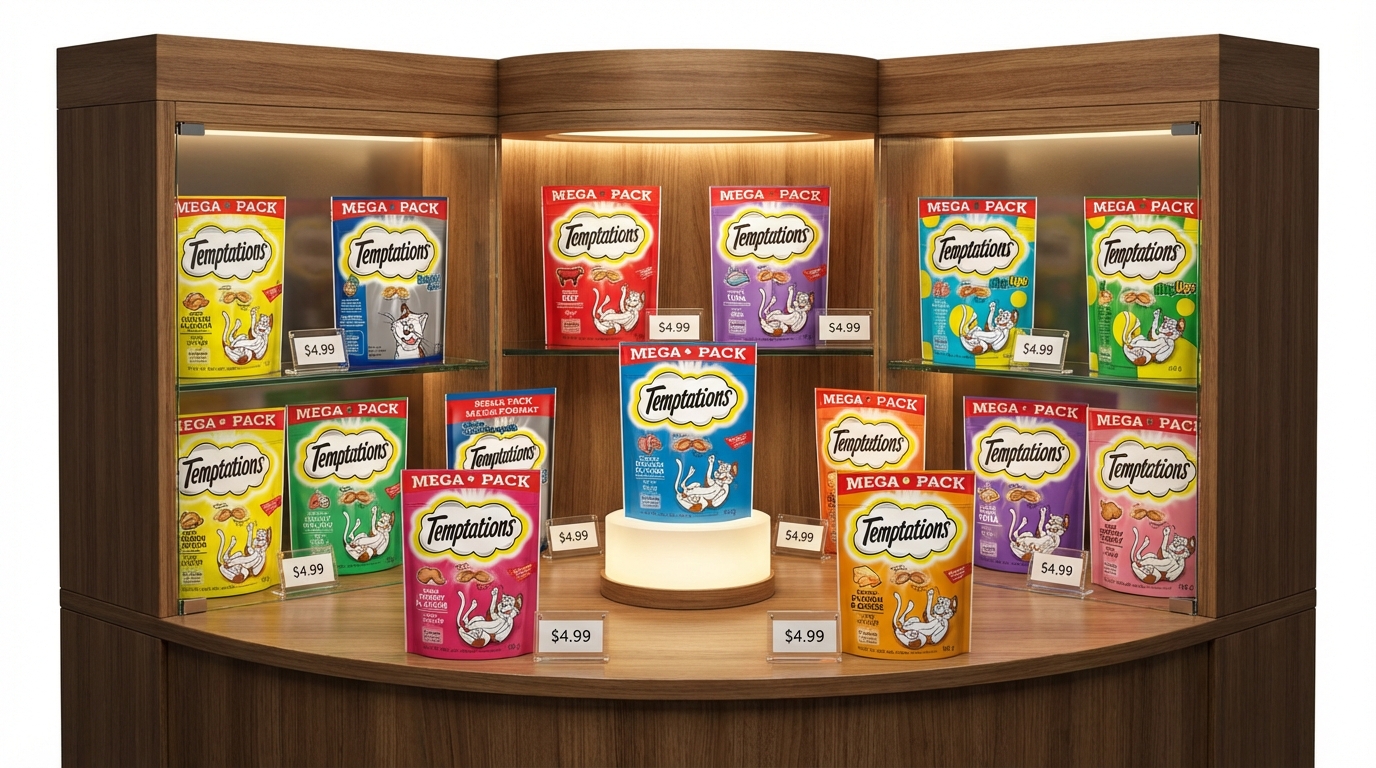 Temptations 多元產品系列分類導覽，清晰展示全線產品供您輕鬆選購。