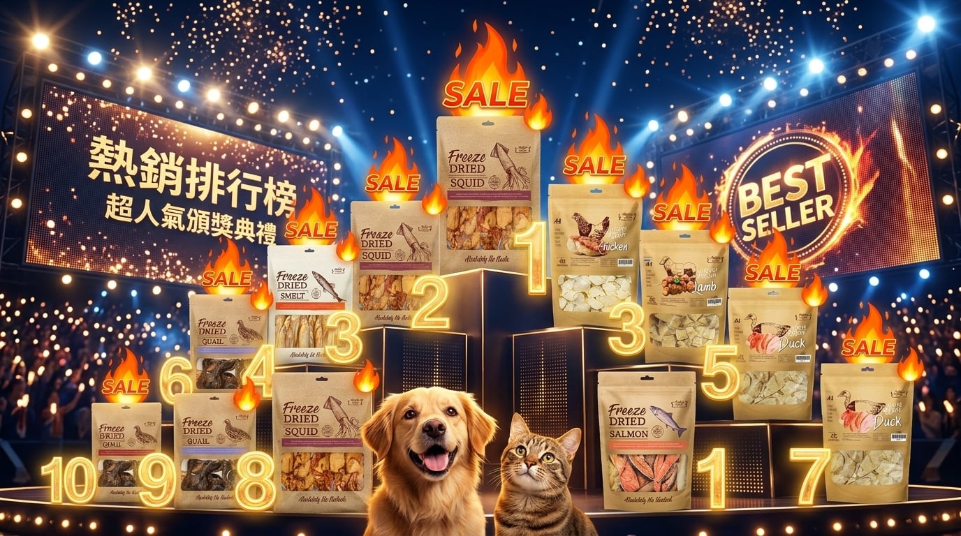 Absolute Bites 熱銷排行榜，精選人氣寵物零食與高銷量必買產品選購攻略。