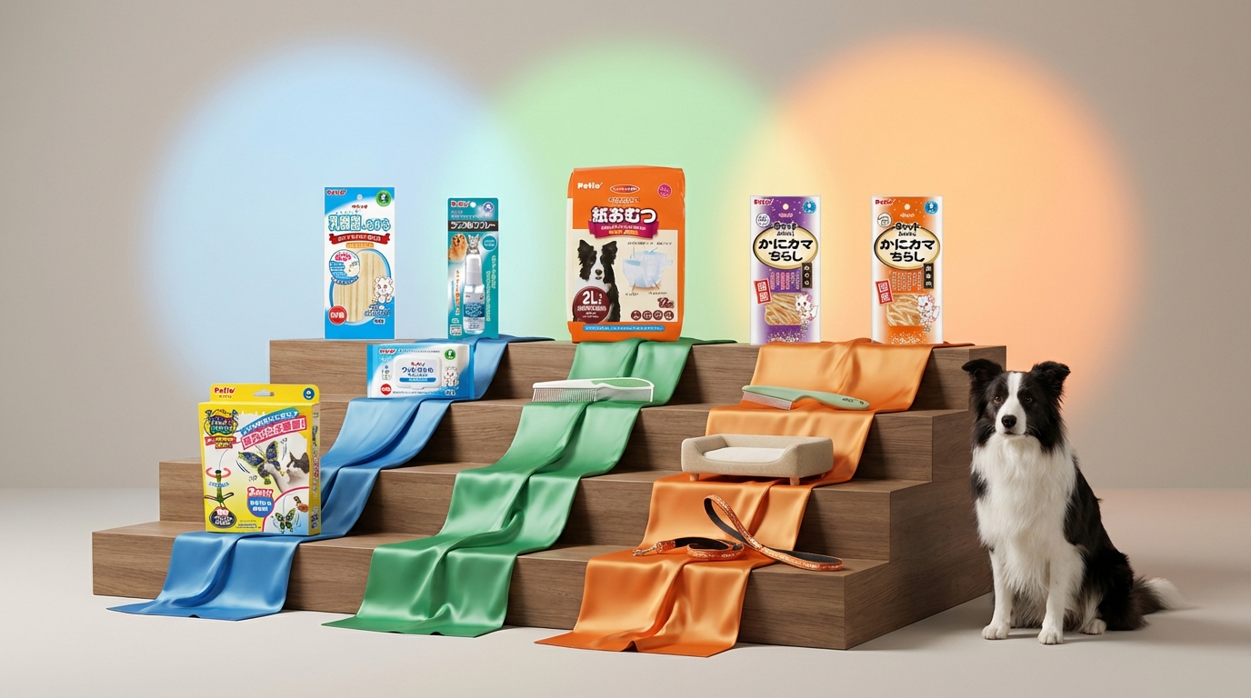 Petio 品牌旗艦形象照：展現高端寵物用品質感，傳遞品牌理念與精緻生活美學。