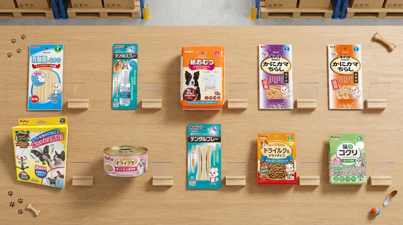 Petio 寵物多元產品線分類指南，提供各式零食、玩具與日常用品選購攻略。
