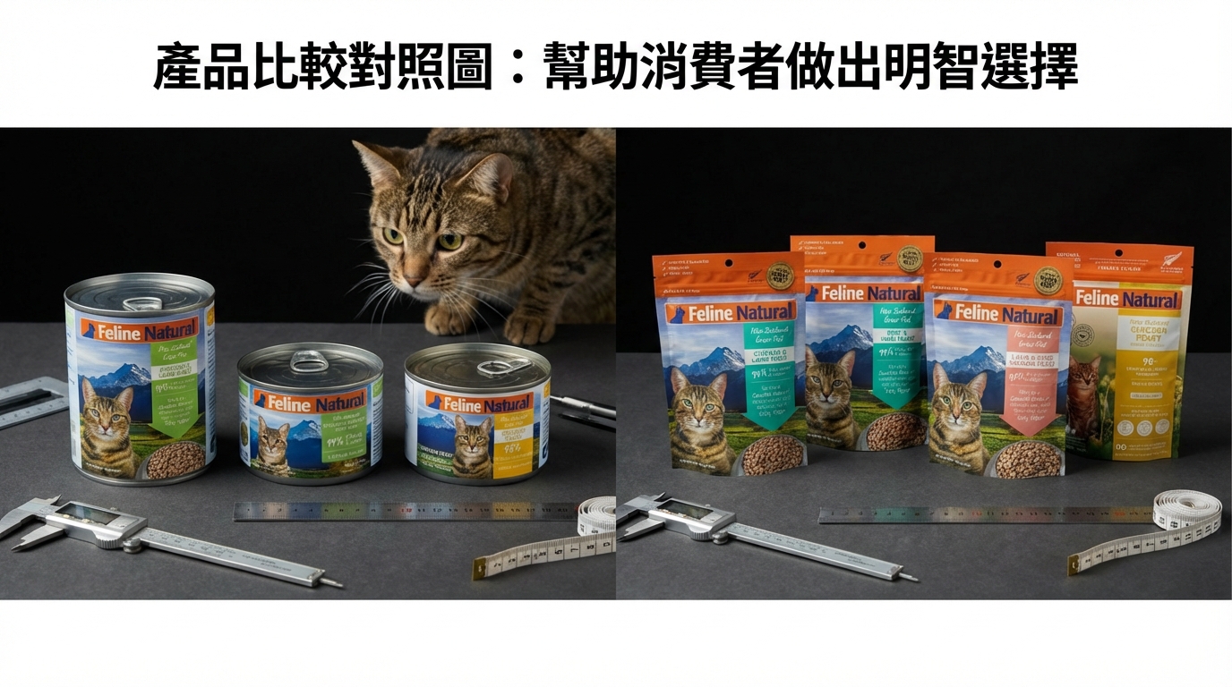 Feline Natural 貓糧選購攻略：產品特色對照，助您輕鬆挑選愛貓營養。