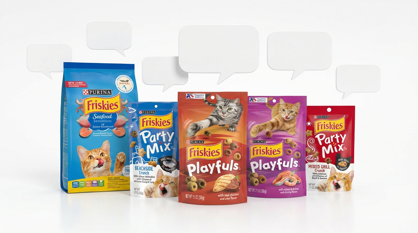 Friskies 貓糧常見問題解答，提供專業營養建議與安心選購指南。