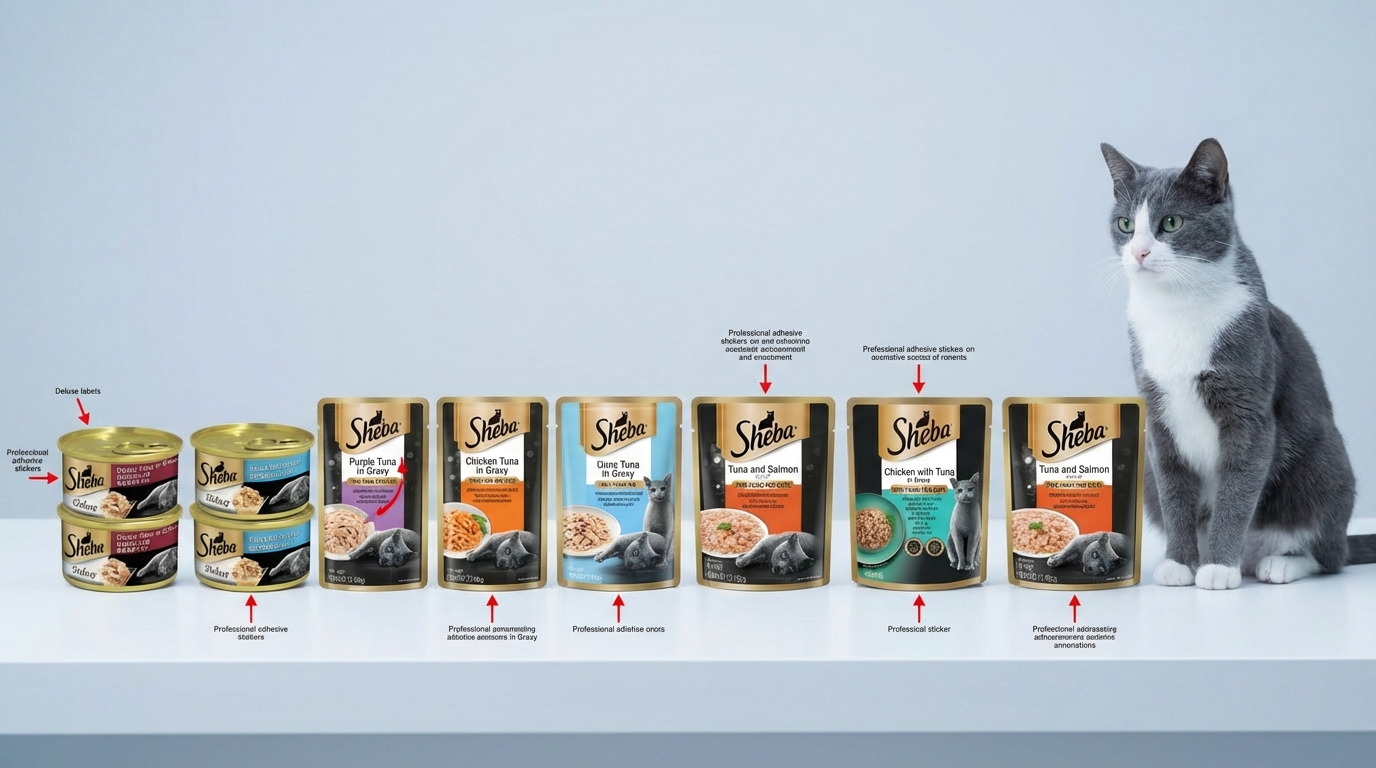 Sheba 貓糧系列選購攻略與產品比較圖，協助飼主快速挑選最適合愛貓的餐點。