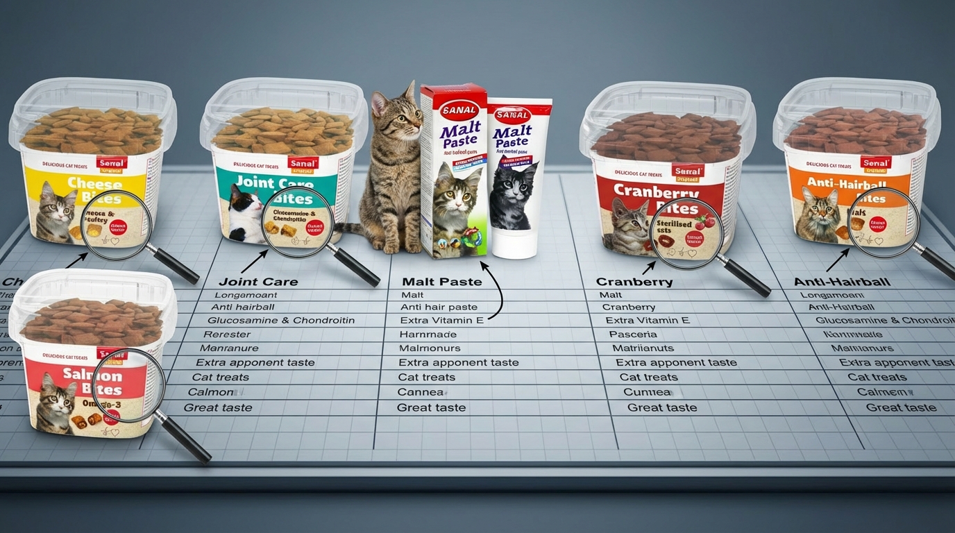 Sanal 全系列產品功能比較圖,提供清晰的選購指南與規格對照。