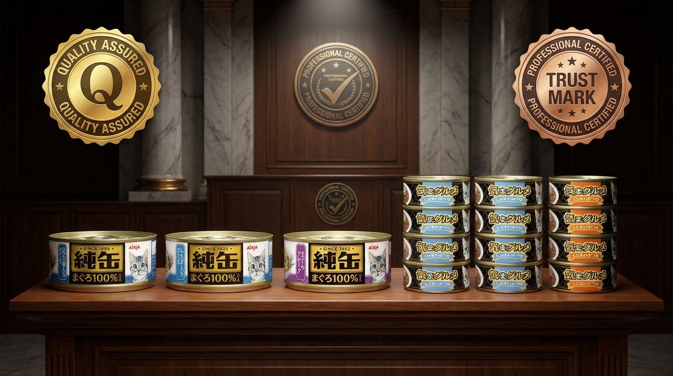 AIXIA 愛喜雅 專業品質認證與食安保證，提供消費者最值得信賴的寵物食品選擇。