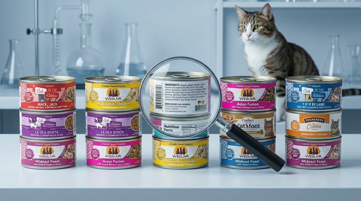 WeRuVa 寵物食品選購攻略對比圖，助您快速比較產品特色並做出明智選擇。