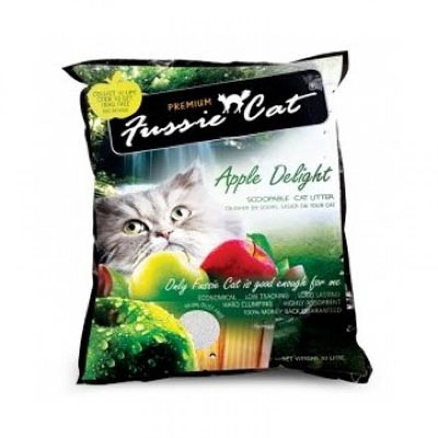 Fussie Cat 高竇貓礦物砂 蘋果味 10L (FCLA2) (破損品)