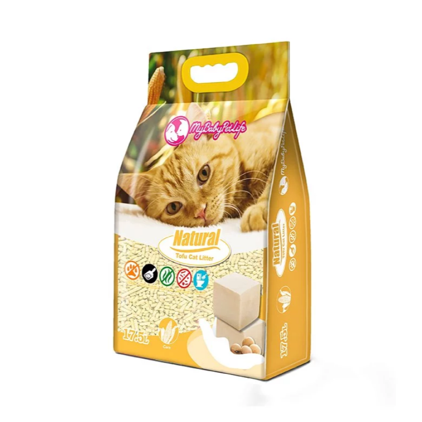 My Baby Pet Life 天然 豆腐貓砂 玉米香味 17.5L (91603370) (TBS)