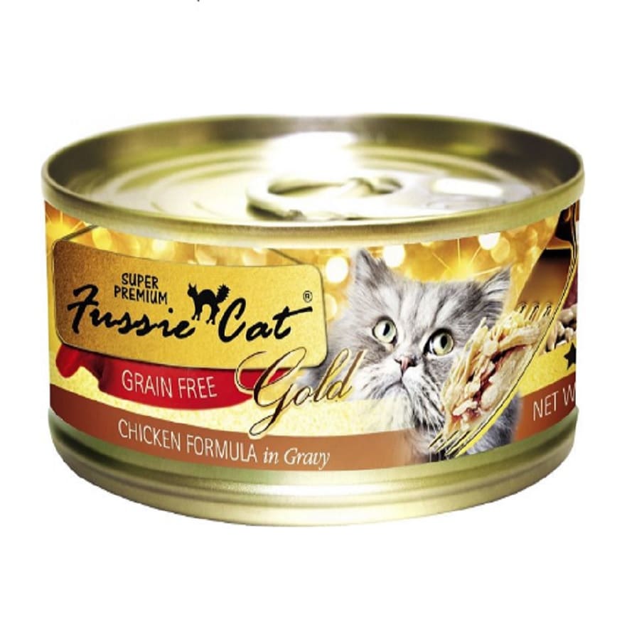 Fussie Cat 貓罐頭 金鑽 雞肉+肉汁 Chicken Formula in Gravy 80g (FU-CGC)