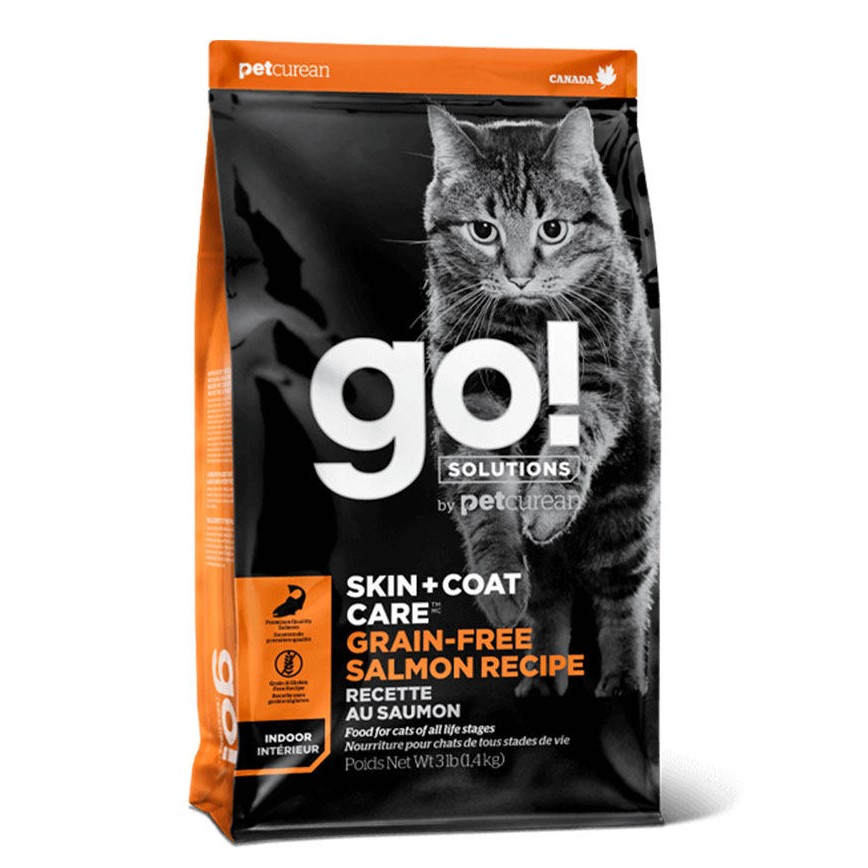 GO! SOLUTIONS 無穀物貓糧 護膚美毛系列 三文魚 3lb (1302951T)