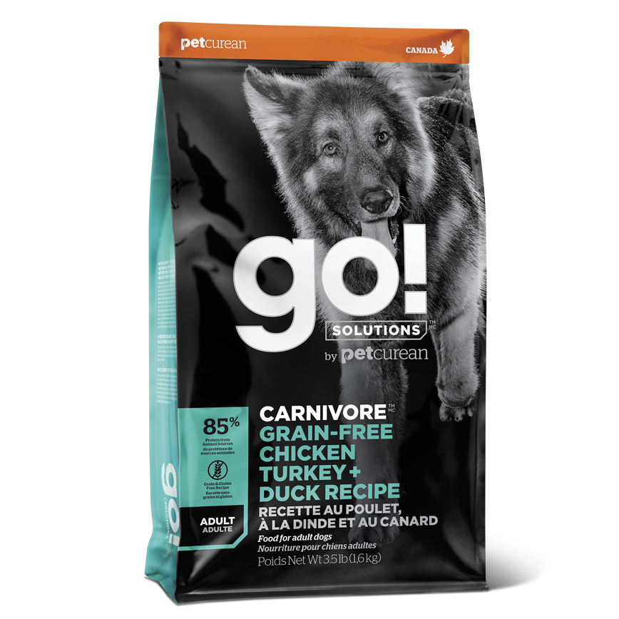 GO! SOLUTIONS 無穀物狗糧 活力營養系列 成犬配方 雞肉火雞鴨肉 22lb (1303015T)