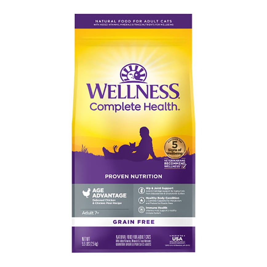 WELLNESS 貓糧 Complete Health 無穀物老貓專用配方 雞肉 5lb 8oz (9227)
