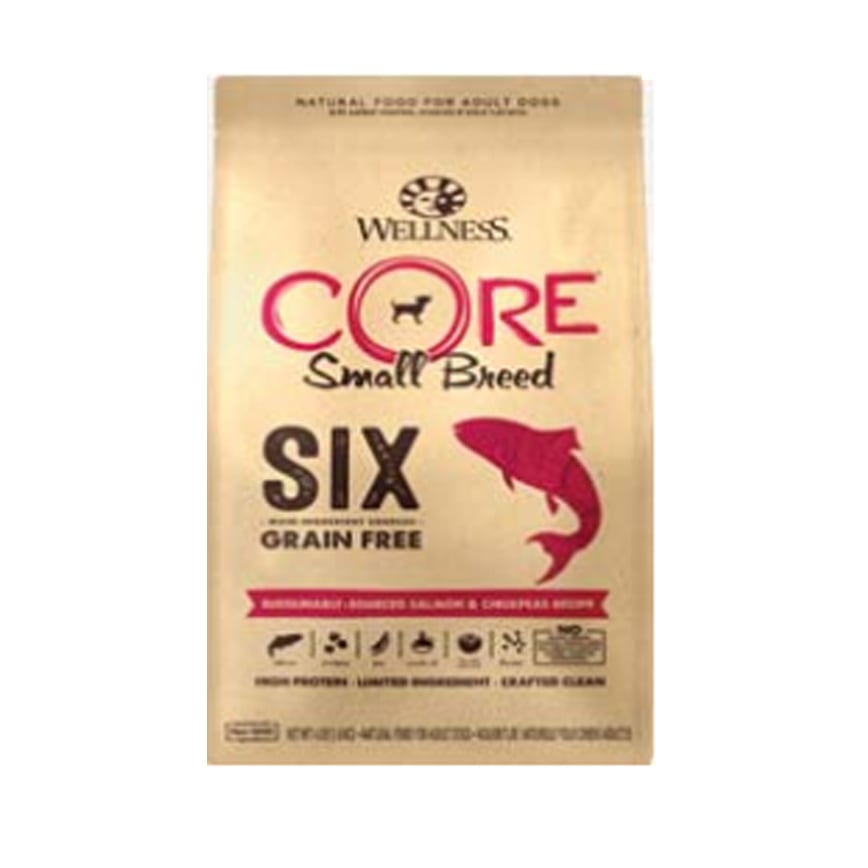 WELLNESS CORE 狗糧 SIX 無穀物單一蛋白質抗敏配方 細粒 三文魚 12lb (88010) (停售)