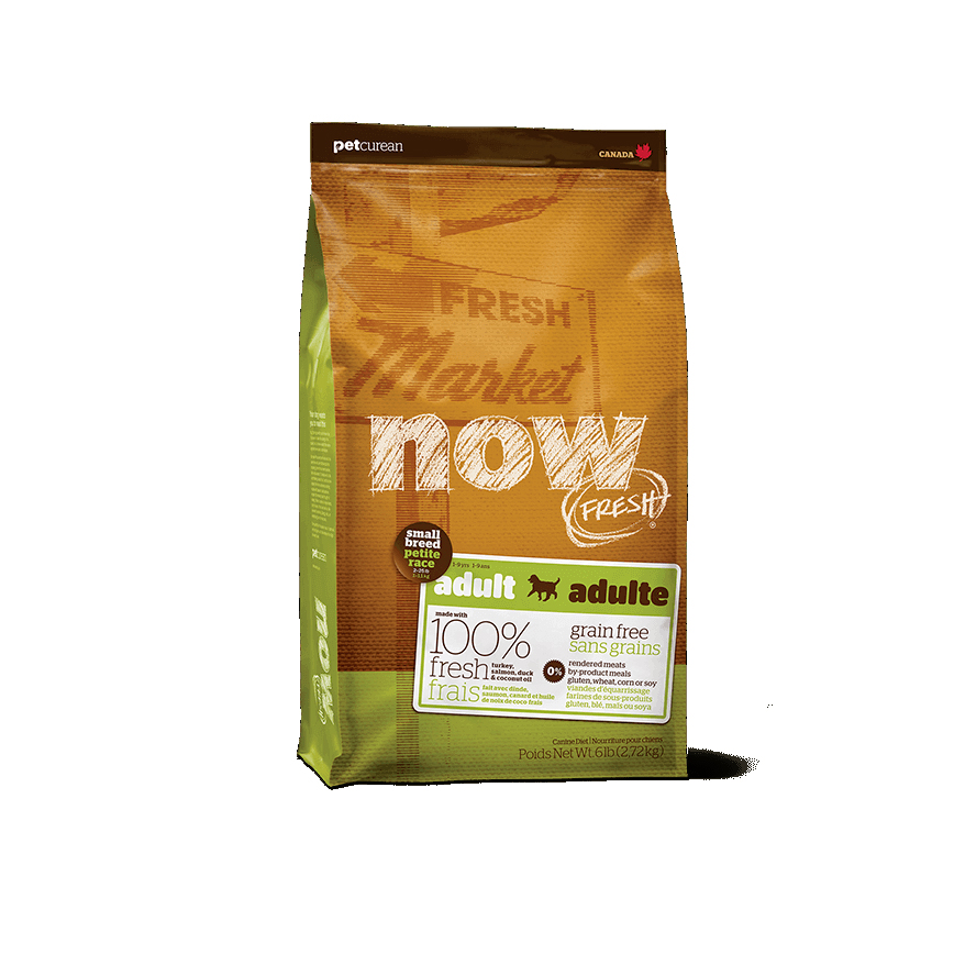 now FRESH 狗糧 無穀物小型犬 成犬配方 火雞三文魚及鴨肉 22lb (TBS)
