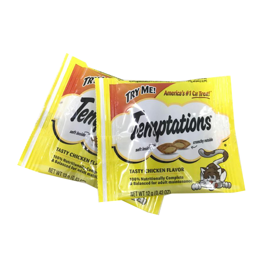 Temptations 雞肉味防牙石貓零食禮品包 (黃) (10225297)