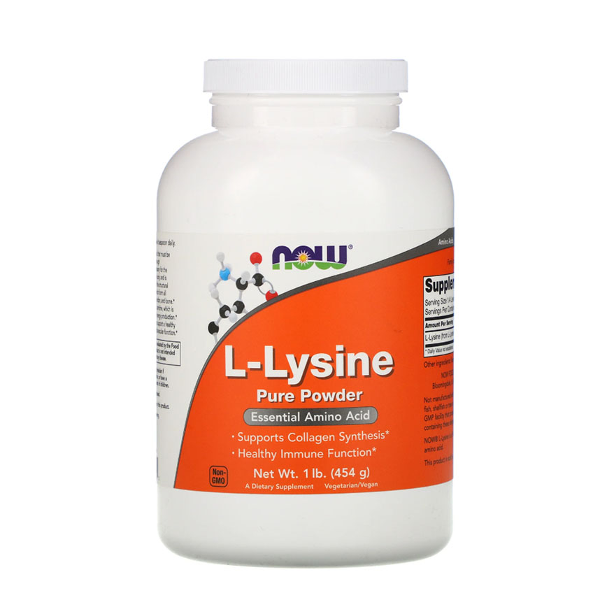 NOW Foods L-Lysine 離胺酸 粉末裝 1lb (約454g)