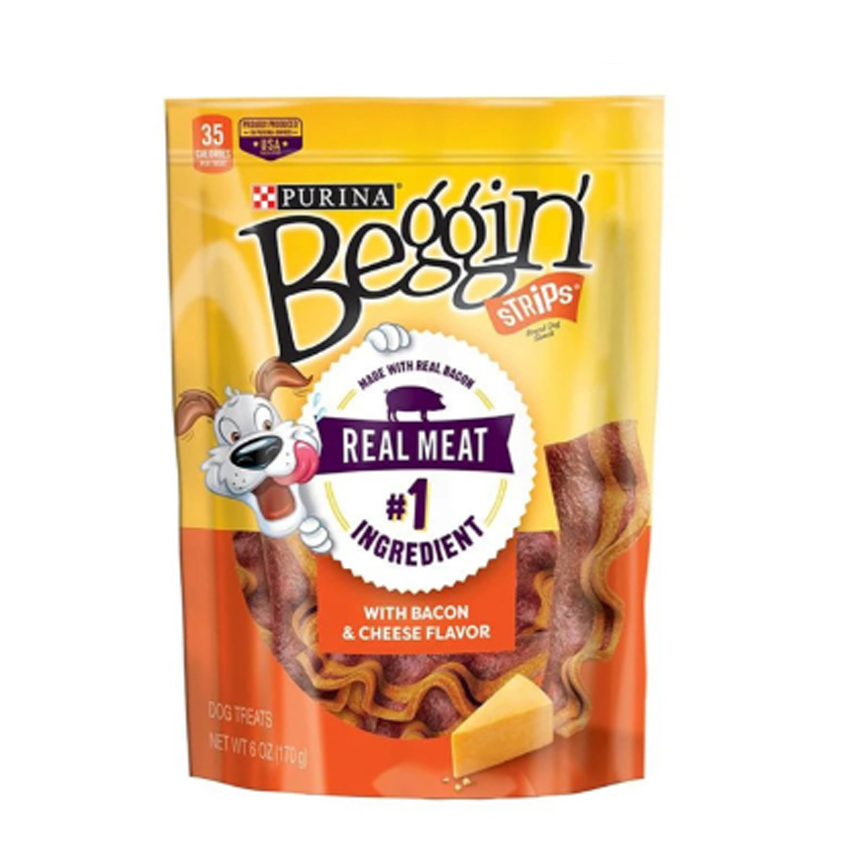 Beggin Strips 芝士味煙肉片 6oz 橙色 (NE12459021) (賞味期限 2025.03)