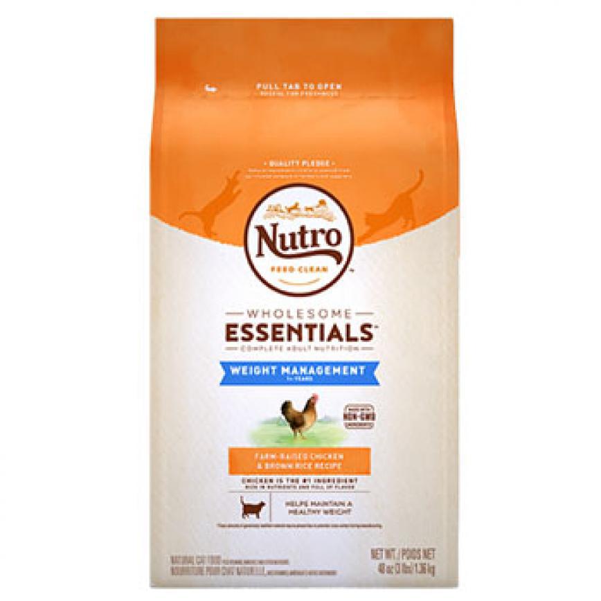 Nutro 特級成貓體重控制配方 雞肉及糙米 Weight Management Chicken & Whole Brown Rice 3lb (10182883) (賞味期限 2021.05-06)
