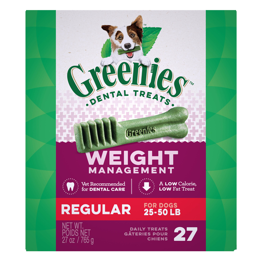 Greenies 狗零食 WM Regular 體重管理潔齒骨 標準犬用 27支 27oz (10237616)