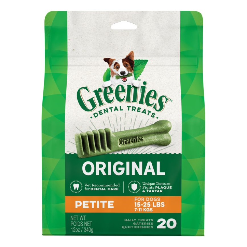 Greenies 狗零食 Original Petite 潔齒骨 迷你犬用 30支 18oz