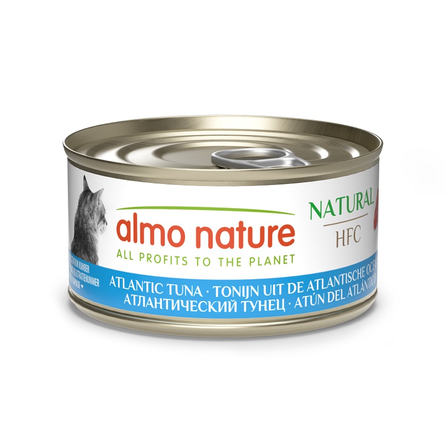 Almo Nature HFC 貓罐頭 天然系列 大西洋吞拿魚 70g (9020)