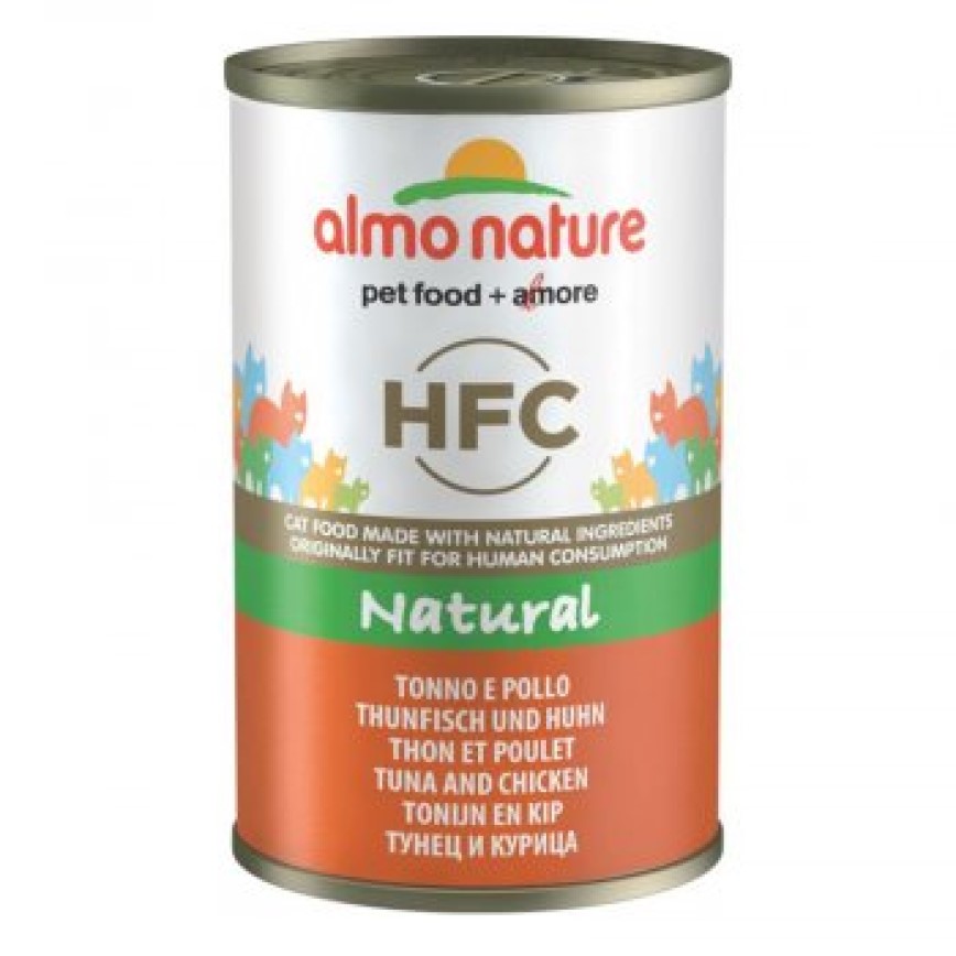 Almo Nature HFC 貓罐頭 吞拿魚+雞肉 140g (5094)