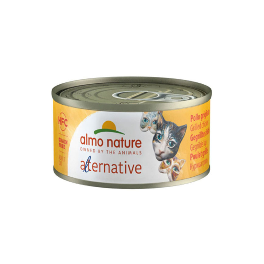 Almo Nature Alternative 貓罐頭 烤雞 70g (5450) (4127072) (TBS)