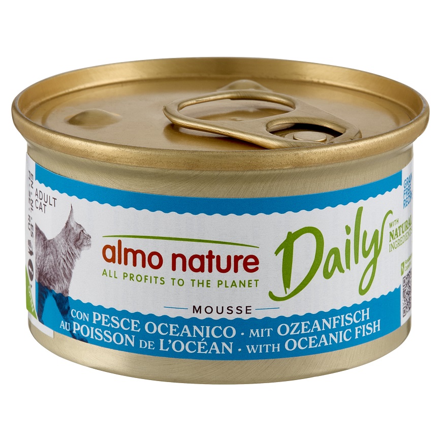 Almo Nature Daily Mousse 成貓罐頭 慕絲主食系列 深海魚肉 85g (152)