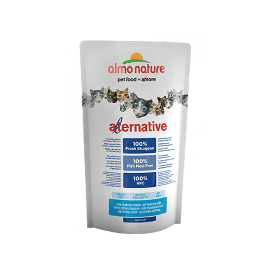 Almo Nature Alternative 成貓糧 新鮮鱘龍魚 750g (7854) (停售)