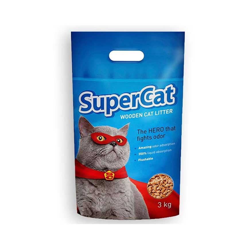 SuperCat 全天然松 木貓砂 3kg (9020) (TBS)