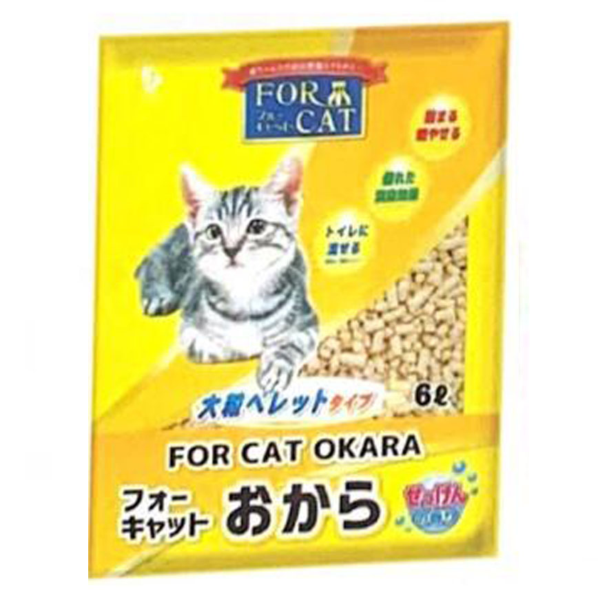 For Cat Okara 日本環保豆腐砂 原味 6L (FC01)